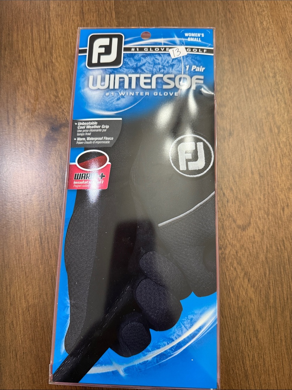 FootJoy Black WinterSof Insulated Golf Glove - Women's